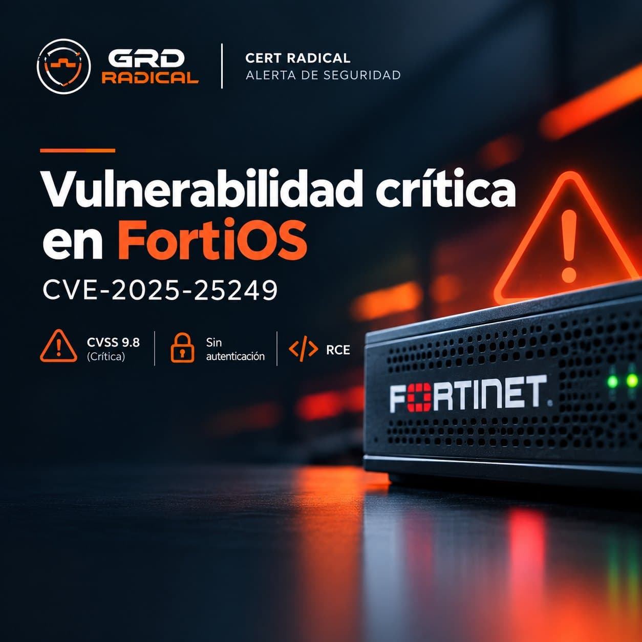Vulnerabilidad crítica de ejecución remota de código en FortiOS: CVE-2025-25249